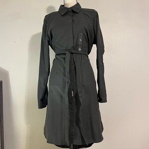 Elegant gray Shirt Dress